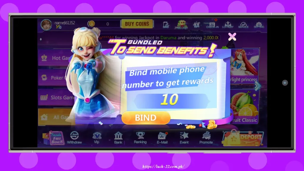 luck Bind mobile phone